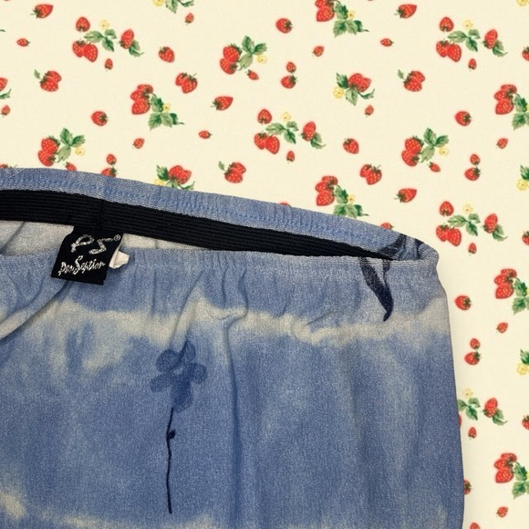 Vintage Y2K PS PerSeption Baby Blue Maxi Skirt - Picture 2 of 3